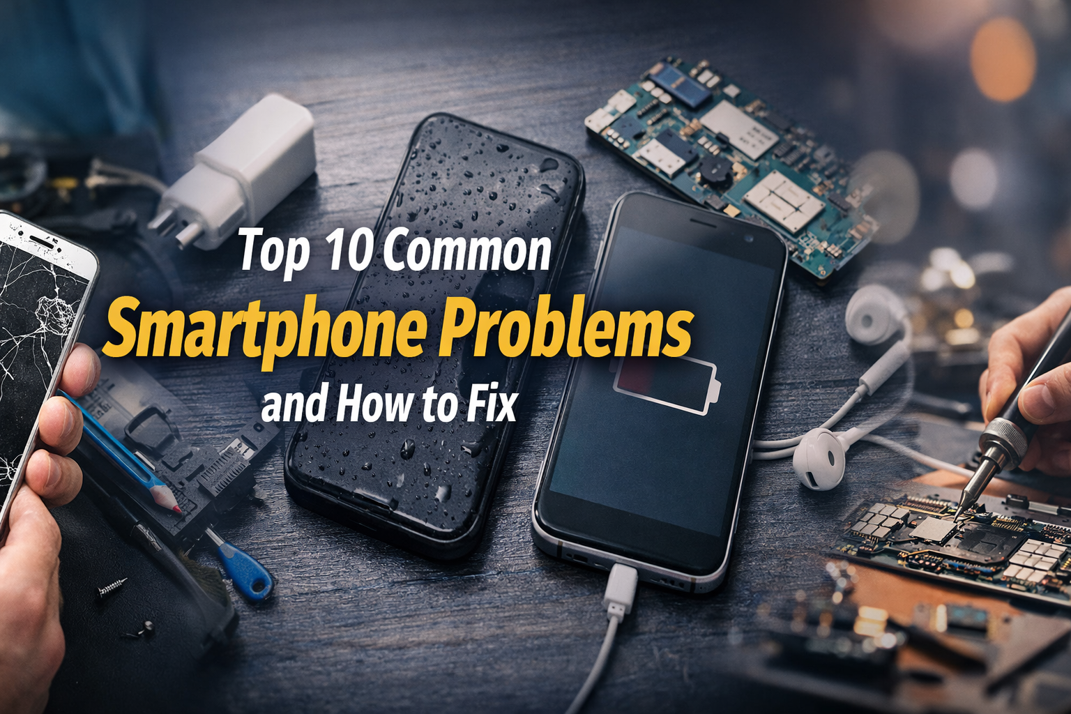 Tech Heaven- Top 10 Common Smartphone Problems and How to Fix